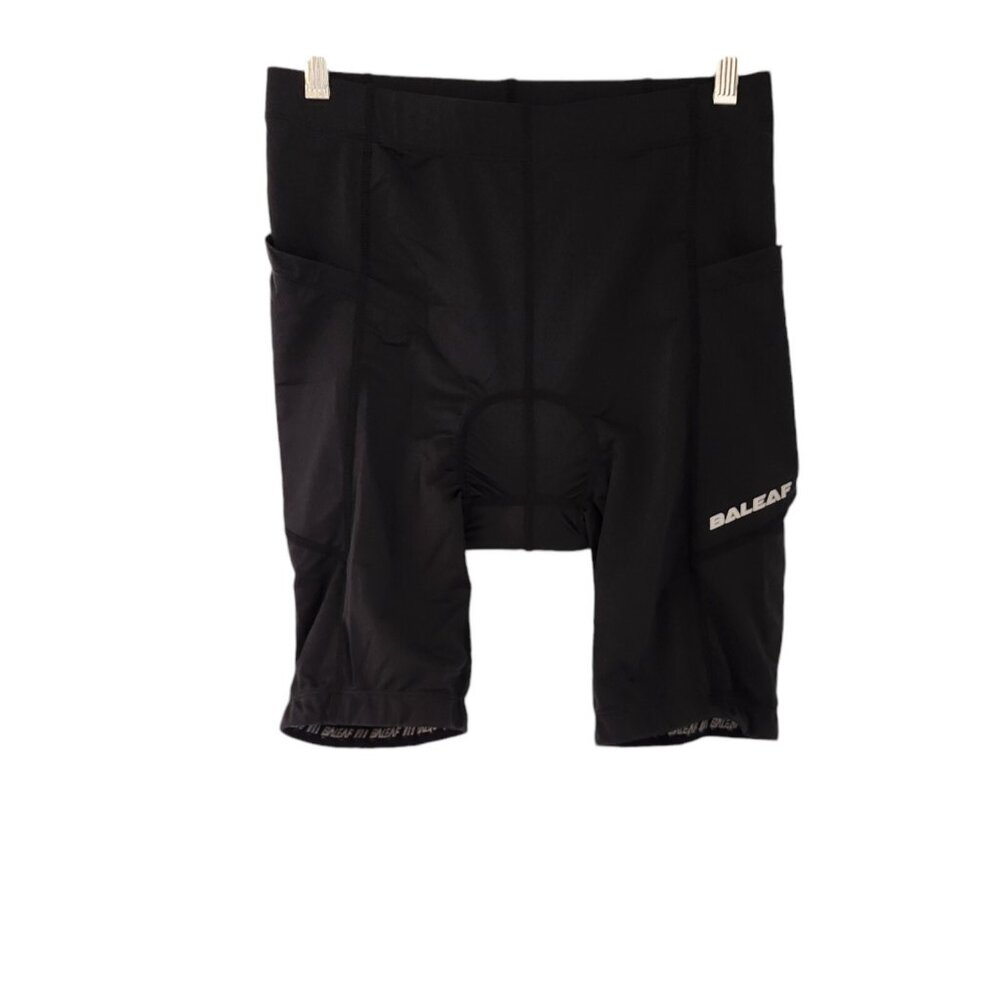 Baleaf Cycling Racing Shorts Cycling Padded Lining Black Womens Size Large EUC‎